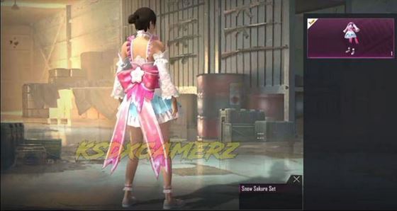 Набор Snow Sakura (Изображение предоставлено KSDxgamerz; YouTube)