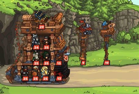 Лучшая сборка в середине игры Towerlands