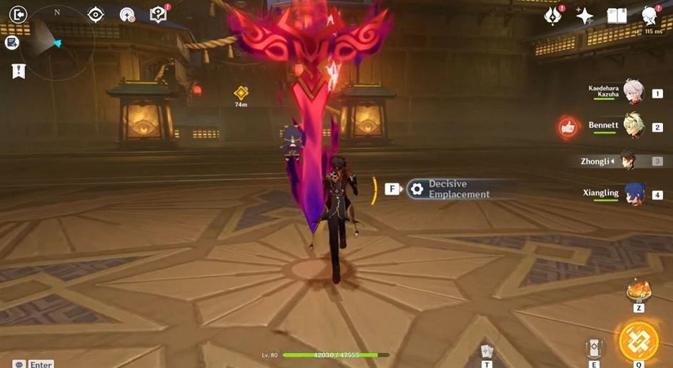 Сохраните Elemental Burst целителя для последнего босса (Изображение с Genshin Impact)