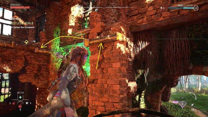 Головоломка Тревожная пустошь: Руины с реликвиями Horizon Forbidden West