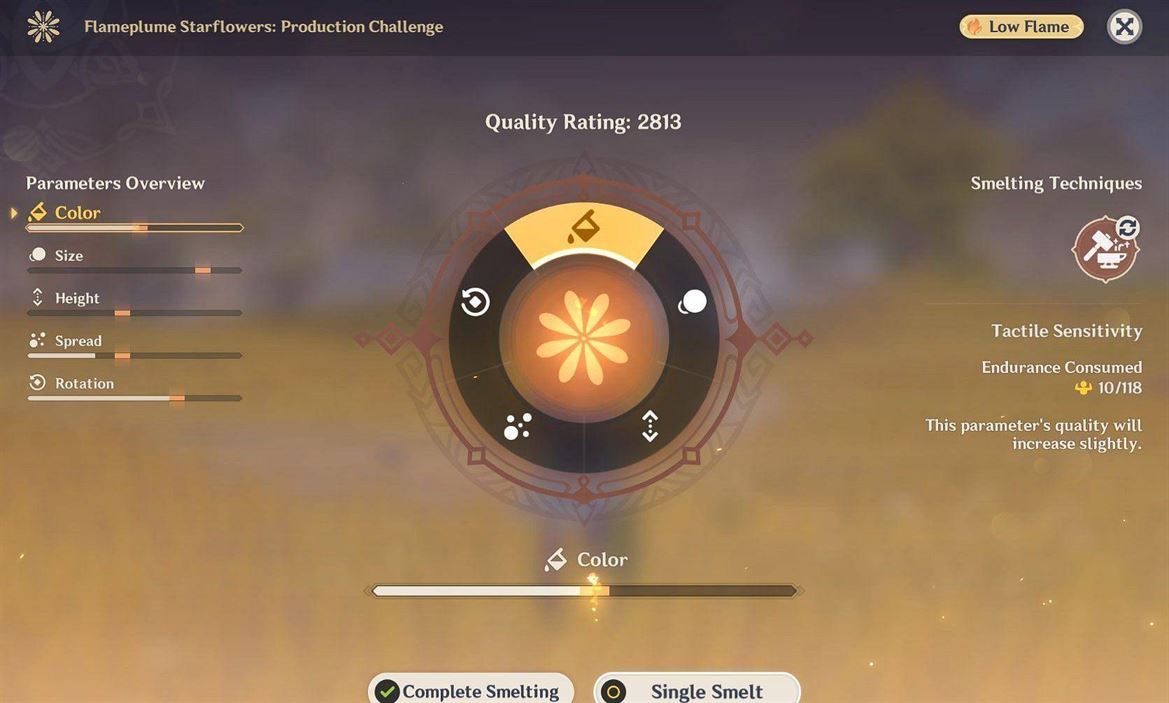 После одного единственного корюшка с тактильной чувствительностью (изображение через Genshin Impact)
