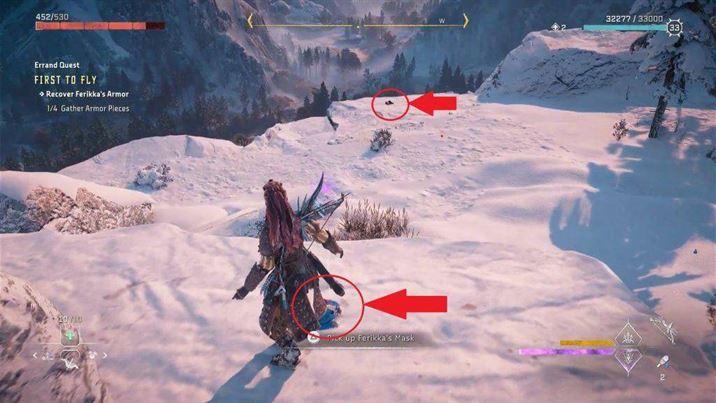 Horizon Forbidden West: Первая в небе - доспехи Ферикки