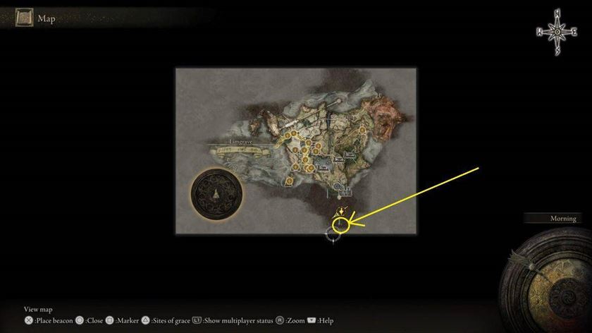 Где найти обрывки карты Лимгрейва в Elden Ring (Восток, Запад, Плачущий полуостров)