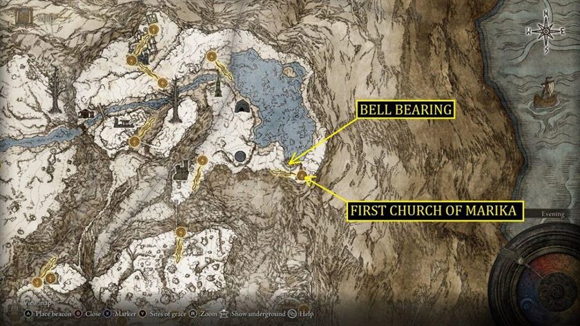 Elden Ring: Колокольные сферы кузнечных камней мрака - где найти