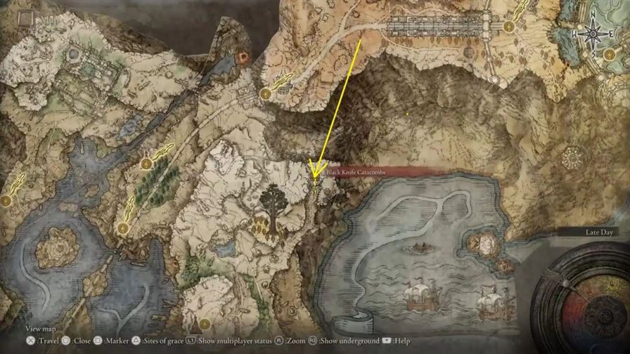 Elden Ring: Отметка от черного ножа - где найти убийцу