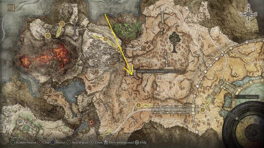 Elden Ring: Квест Юры, охотник на окровавленных пальцев - нагината Элеоноры