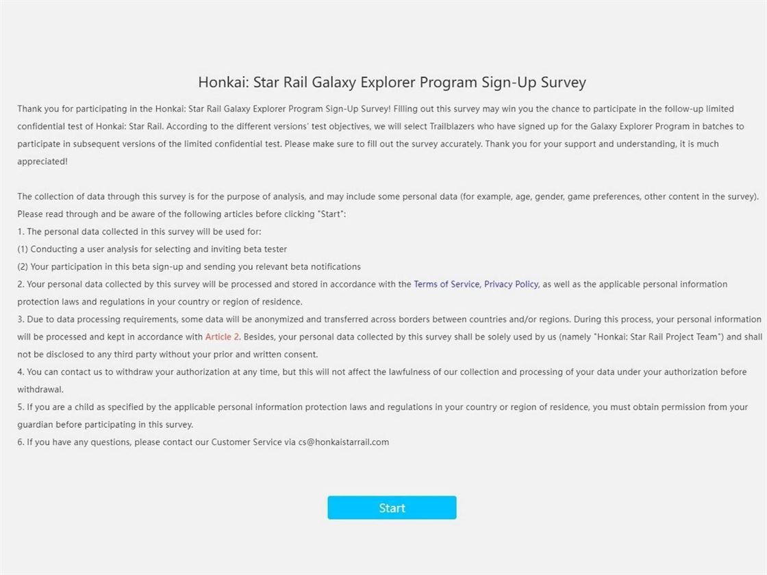 Как стать бета-тестером Honkai: Star Rail - программа Galaxy Explorer (март 2022 г.)