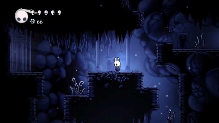 Забытый перекресток в Hollow Knight.