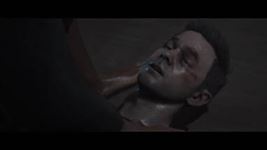 Конрад лежит на полу с синяком под глазом в Man of Medan.