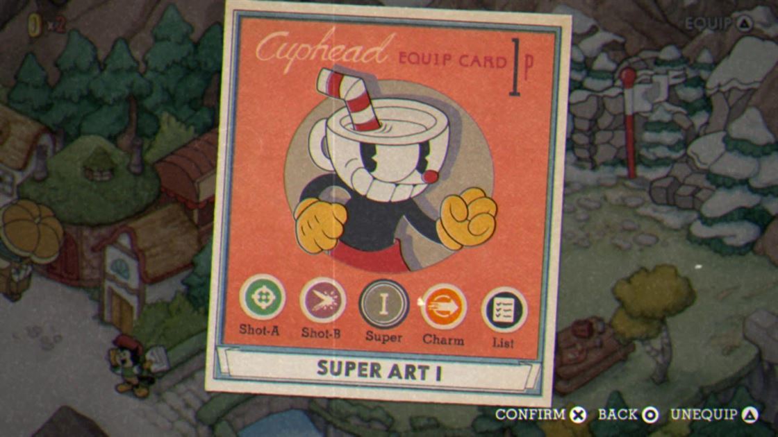 Cuphead The Delicious Course, Ангел и Дьявол, Снаряжение