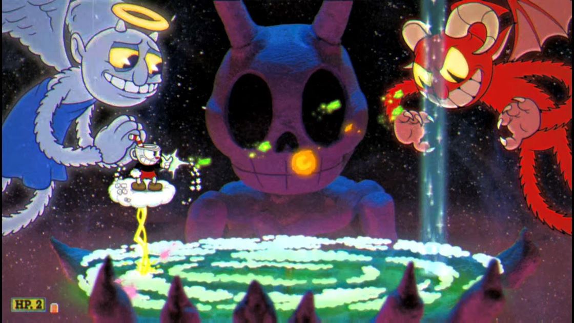 Как победить секретного босса Ангел и Демон в Cuphead DLC