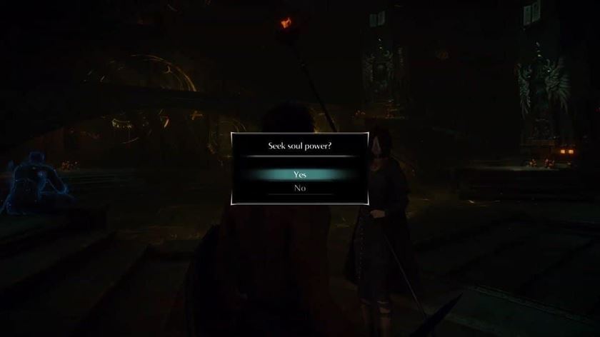 Повышайте уровень в Demon's Souls с Девой в черном.
