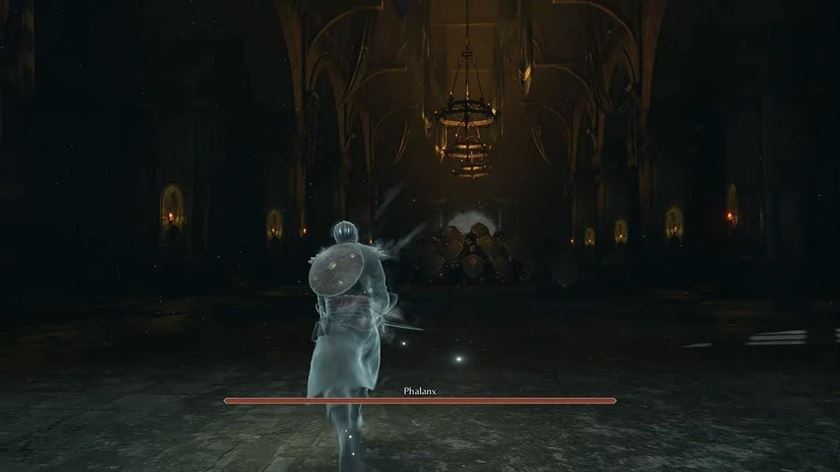 Лицом к лицу с Фалангой из Demon's Souls.