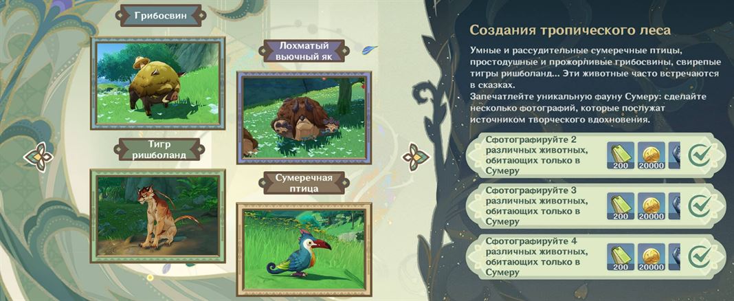 Создания тропического леса в Genshin Impact: как пройти испытание