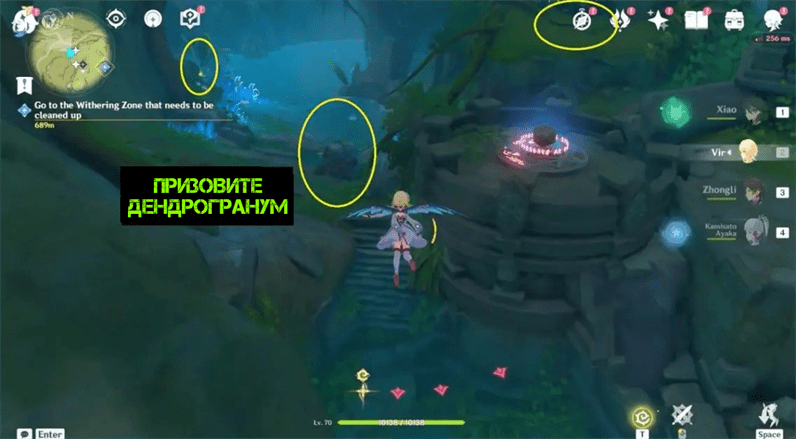 Как открыть подземелье Джунгли перевернутых снов в Genshin Impact