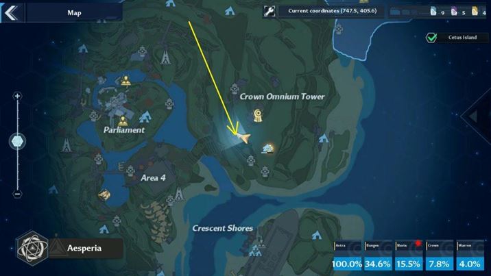 Tower Of Fantasy: Все живописные места в Crown Mines - где найти