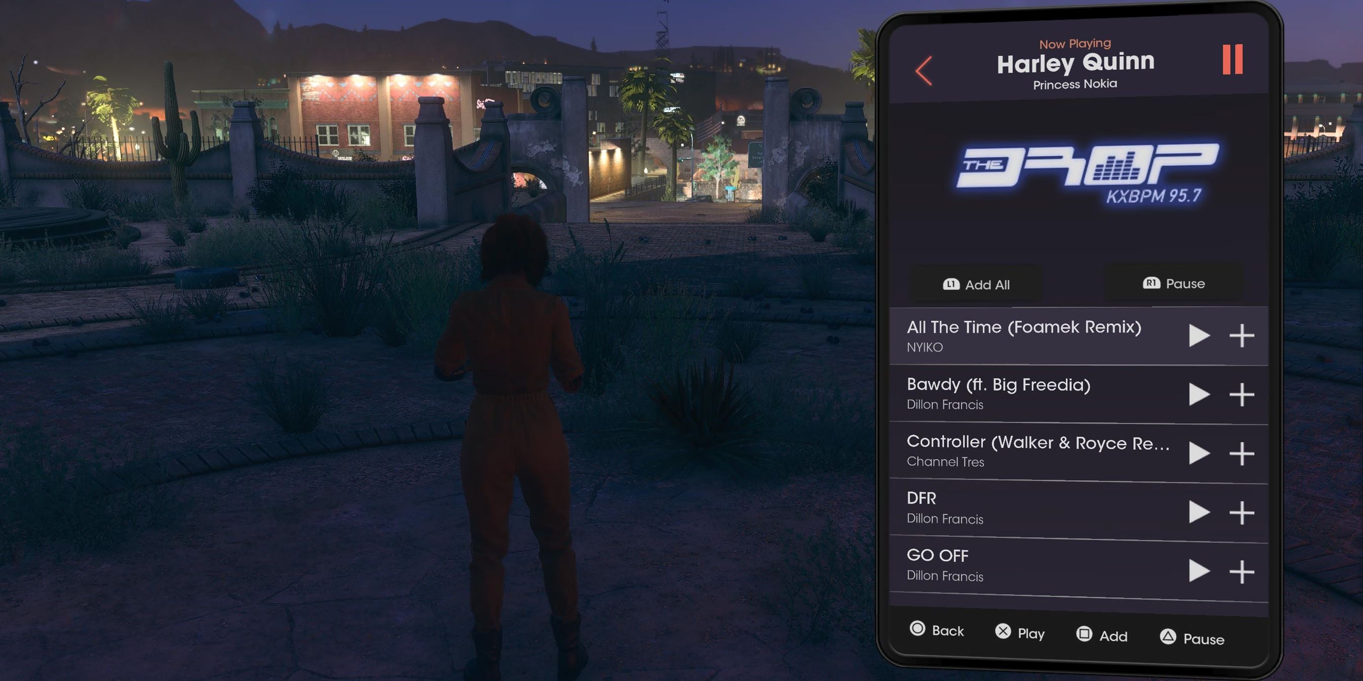 приложение плейлиста Saints Row the drop радиостанция