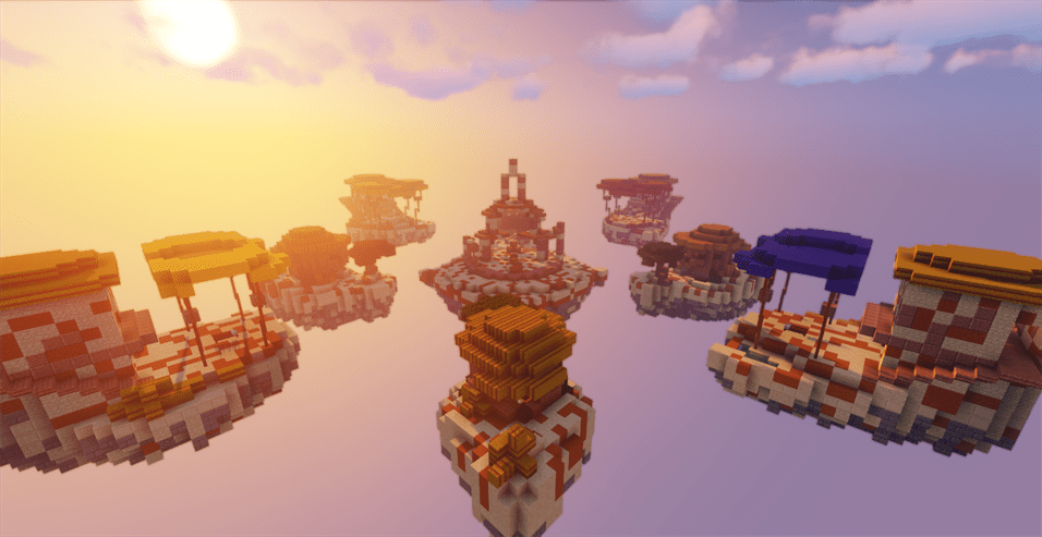 Savana Bedwars Map (1.19.2, 1.18.2) - Savana-themed Bedwars Map - 9Minecraft.Net