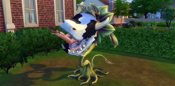 Убит Cowplant в The Sims 4