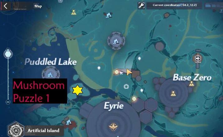 Tower of Fantasy: Как решить головоломки с грибами на Искусственном острове (Artificial Island)
