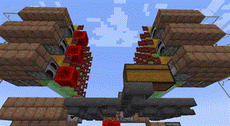 Рабочие измельчители листьев в Minecraft