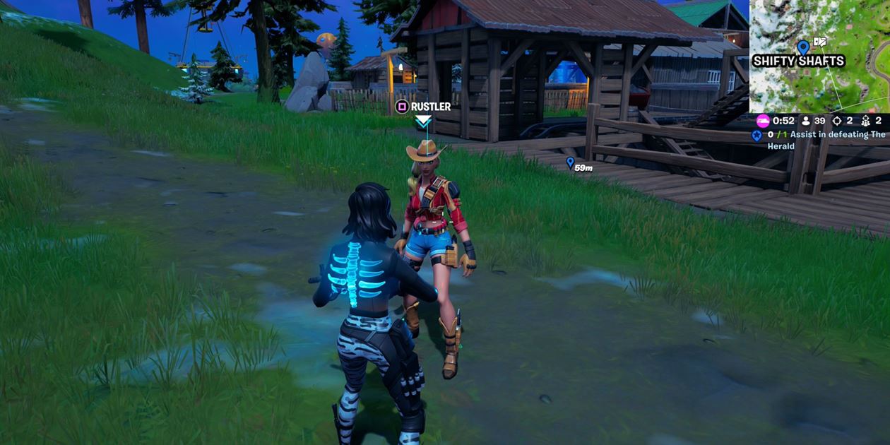 Местоположение Fortnite NPC Rustler
