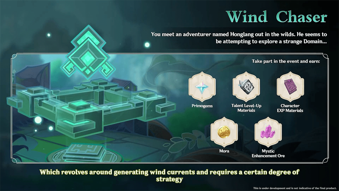 Событие Wind Chaser в версии 3.1 (изображение через HoYoverse)