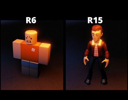 Два типа телосложения в Roblox