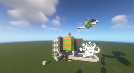 Ферма рабочих деревьев в Minecraft