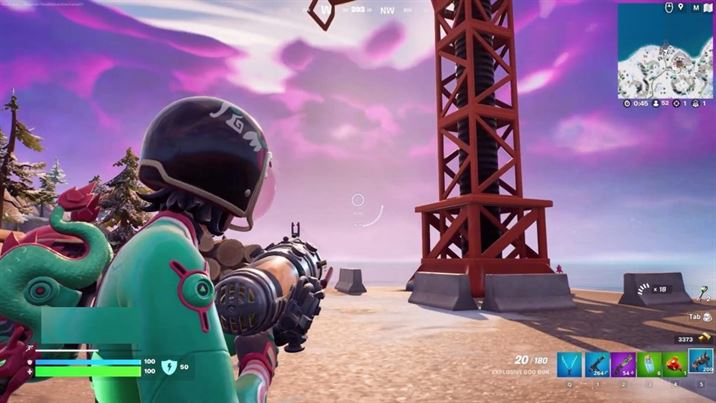 Fortnite: Где найти пушку со взрывной жижей в глава 3 сезон 4