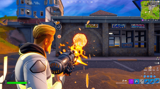 Fortnite: Где найти пушку со взрывной жижей в глава 3 сезон 4