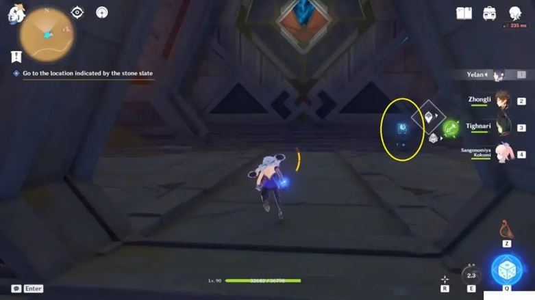 Genshin Impact: как дойти к месту, на которое указывает каменная плита