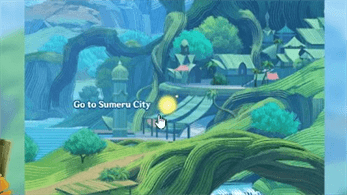 Genshin Impact - Songs of the Forest Web Event Guide - исследуйте - нажмите желтую кнопку