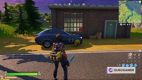Где найти все автомобили в Fortnite