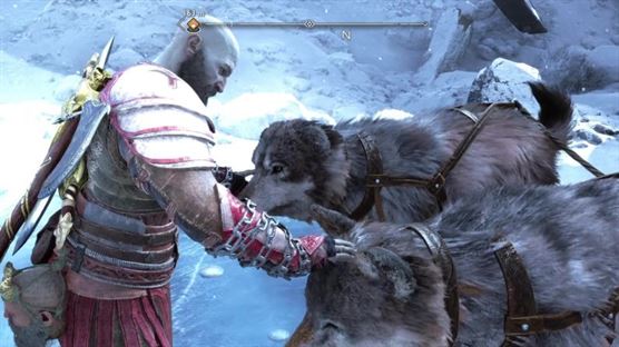 God of War Ragnarok: Как погладить волков Спеки и Сванну и получить достижение Любимцы