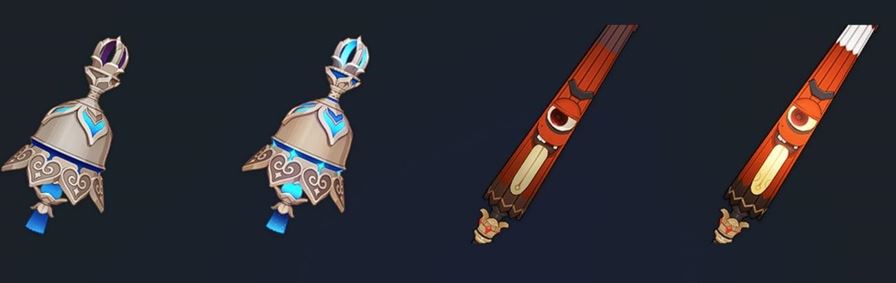 Сливы оружия Genshin Impact 3.3: бесплатное 4-звездочное оружие Дождь из цветов и катализатор Воспоминания Тулайтуллы