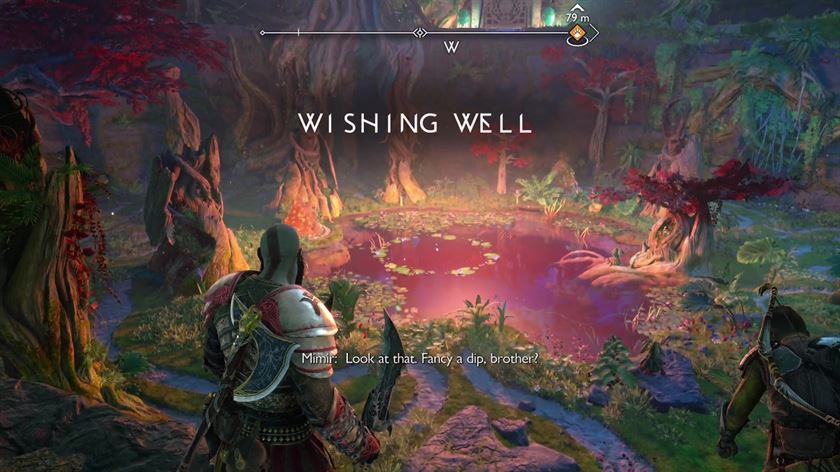 Колодец желаний из God of War Ragnarok.