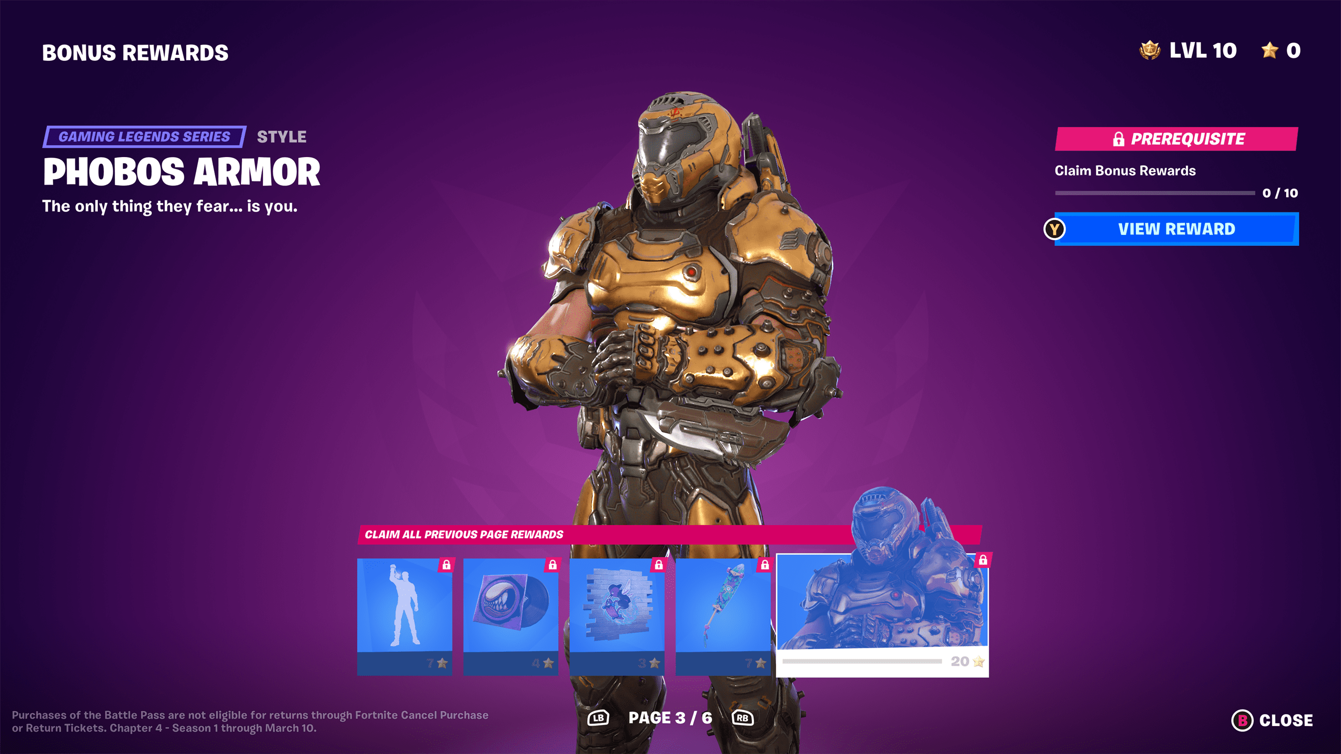 Fortnite: Боевой пропуск (БП) - 4 глава сезон 1