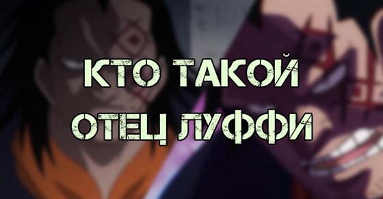 Отец Луффи в One Piece