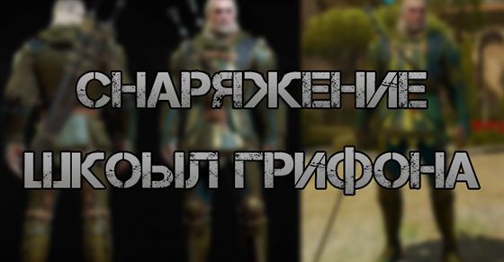 Снаряжение Школы Грифона в The Witcher 3