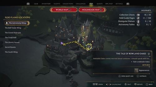 Hogwarts Legacy: Сказка о Роуланде Дубсе - как начать и пройти квест