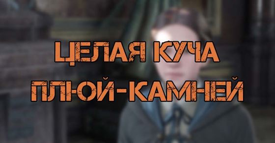 Целая куча-плюй камней в Hogwarts Legacy