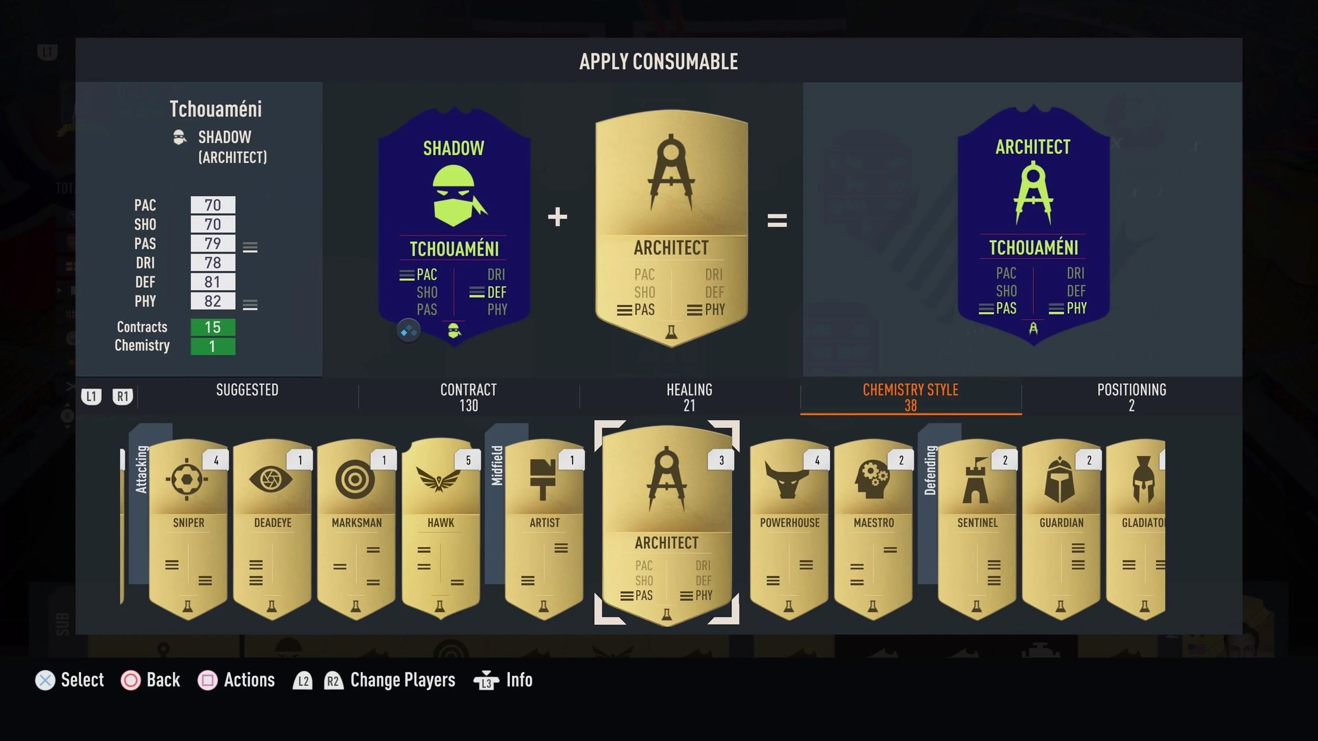 Список всех стилей сыгранности FIFA 23