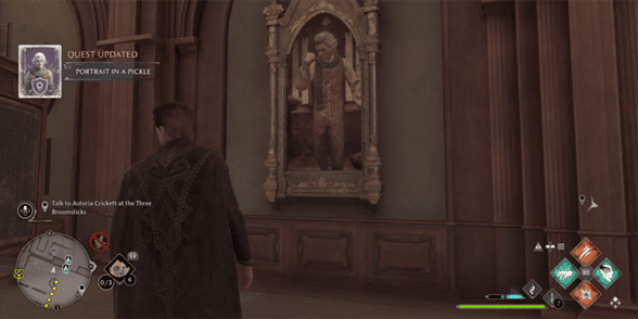 Портрет в плачевном состоянии в Hogwarts Legacy: как начать и пройти задание