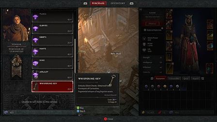 Шепчущие ключи в Diablo 4: как получить и для чего нужны