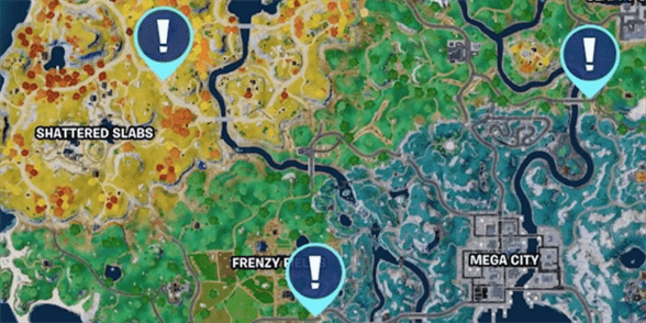 Как разместить сейсмографы на разломах в Fortnite