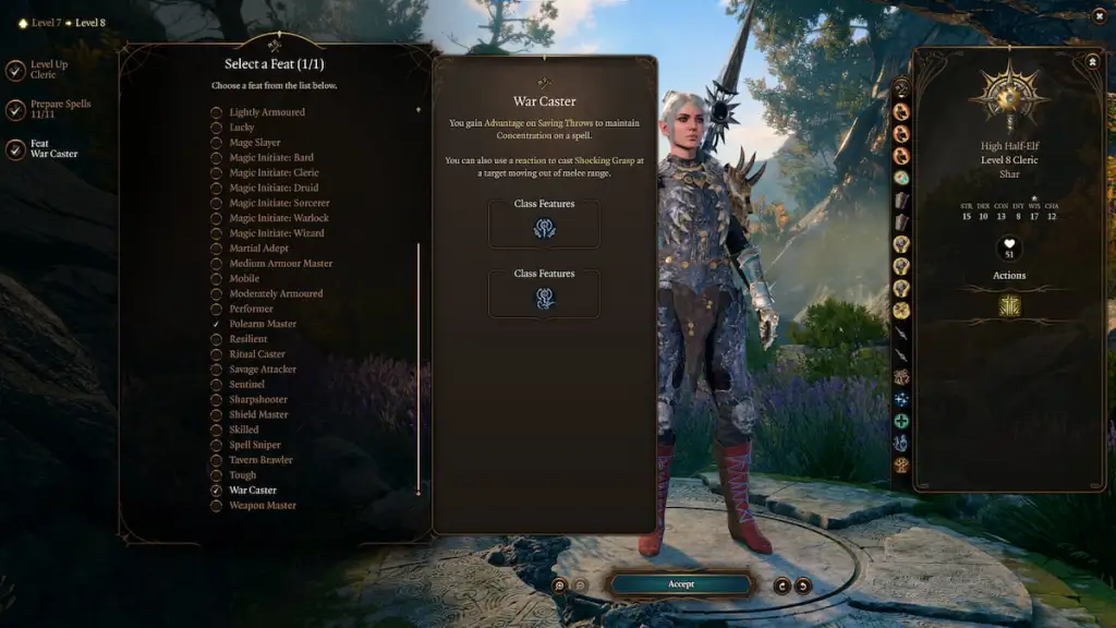 Лучшие подвиги для клирика (жреца) в Baldur’s Gate 3